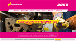Desktop Screenshot of junge-liberale.de